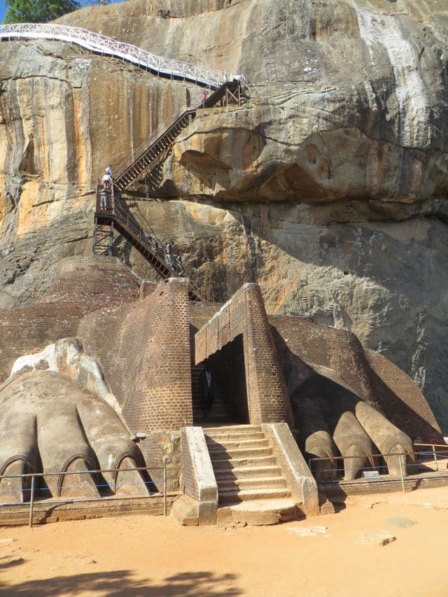 Lion Paws in Sigiriya