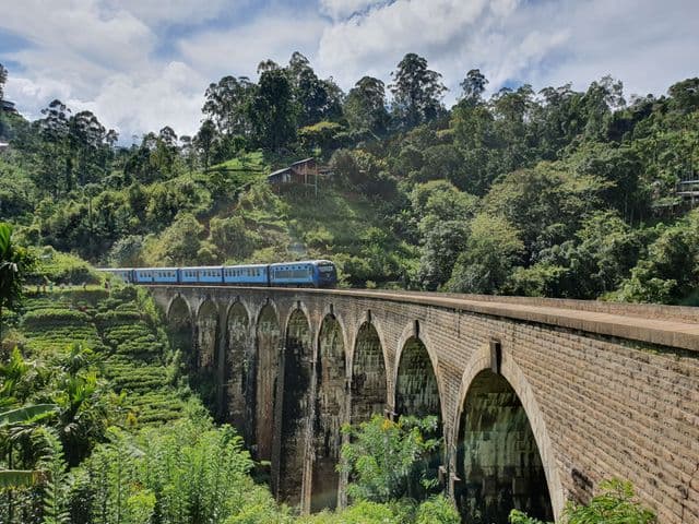 Train at Nine Arch Bridge Ella